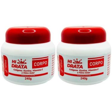 Imagem de Kit 2 Creme Hidratante Colágeno Elastina Vitamina E com Filtro Solar -