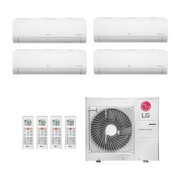Imagem de Ar-Condicionado Multi Split Inverter LG 30.000 (3x Evap HW 9.000 + 1x Evap HW 24.000) Quente/Frio 220V