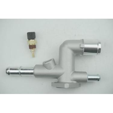 Imagem de Refrigerante do motor 25600-2E500 Saída de água fundida com sensor de substituição para 25600-2e500 Adequado para Hyundai Tucson Dohc Gdi Wagon 5 portas 5p25600-2e500 2015-2021