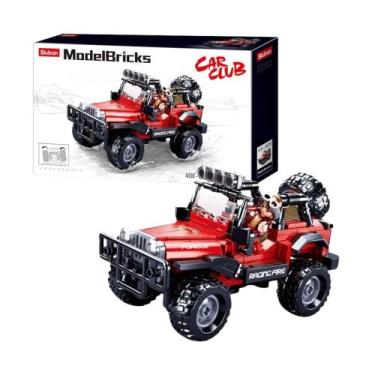 Imagem de Brinquedo Infantil Blocos de Montar Jeep 253 Peças Cubic Multikids - B