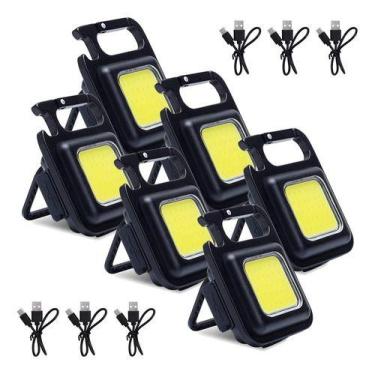 Imagem de 6 Luzes De Acampamento De Led Recarregáveis E Portáteis Usbc - Lelong