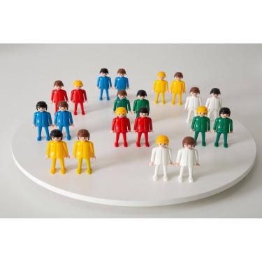 Imagem de Kit 20 Bonecos Playmobil + 2 bebês - Bonecos para Constelação Familiar