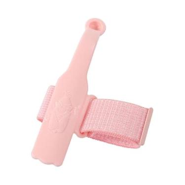 Imagem de shamjina Fixador de gancho interno caneta antiaderente para pulso correção de postura de pulso/auxílio ergonômico para caligrafia correção de postura, ROSA