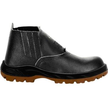 Imagem de Botina Segurança Microfibra Bico Composite Acolchoada BI EPI Proteção 