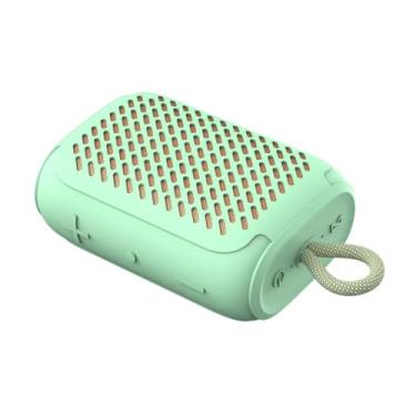 Imagem de Ruimatech MS6 Caixa de Som Bluetooth Portátil IPX6, Grave Turbo 6W com Ímã NdFeB, 12h de Música, TWS Estéreo, Capa Antichoque, Hands-Free, Presente pra Festa, Trilha e Piscina (Verde)