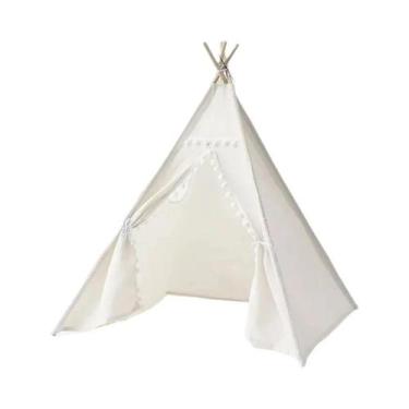 Imagem de Tenda Tipi Portátil Infantil 1,6m/1,3m, Casa De Brincar Interna, Wigwa