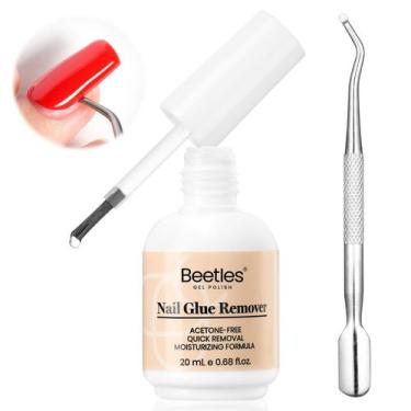 Imagem de Besouros removedores de cola para unhas de 20 ml para unhas postiças c