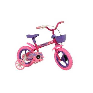 Imagem de Bicicleta Joaninha Kids Aro 12 Athor Rosa Com Violeta (RS/VIOL), Rs, V