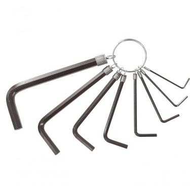 Imagem de Jogo Chave Hexagonal Allen 1,5-8,0mm Tipo L Curta Argola Cro