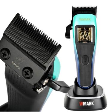 Imagem de Maquina De Corte Cabelo Wmark Ng X1 Azul Profissional