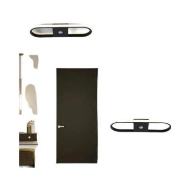 Imagem de Lâmpada De Teto LED Com Sensor De Movimento PIR Preto Para Corredor, V