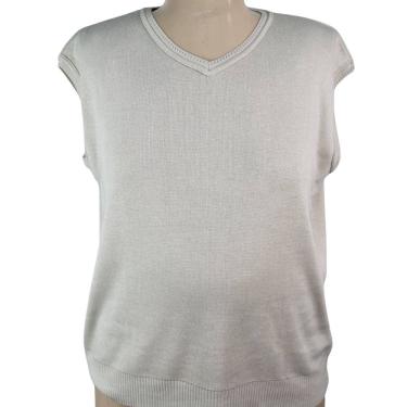 Imagem de Colete Masculino Tricô Sem Preconceito Plus Size Bege