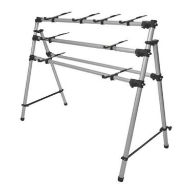 Imagem de Rack Suporte de Teclado Apoia ate 3 Teclados Arranjador  Oitavas 76 Teclas