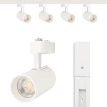 Imagem de Kit Trilho Eletrificado 1m Branco + 4 Spots Led 40w Branco (Neutro)