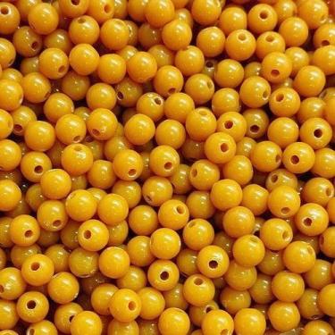 Imagem de BOLINHA DE RESINA Nº 06 (20 G) - LADEIRA BIJUTERIAS, Mostarda