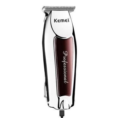 Imagem de Máquina de Acabamento Cortar Cabelo Detailer Barbeador Kemei Km-9163 P