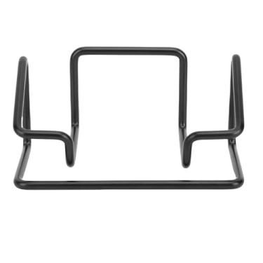 Imagem de Asixxsix 5 Porta-Cartões de Visita para Mesa, Acabamento Galvanizado, Suporte para Cartões de Visita, Capacidade para 50 Cartões, Acessório de Mesa de Escritório (Preto)