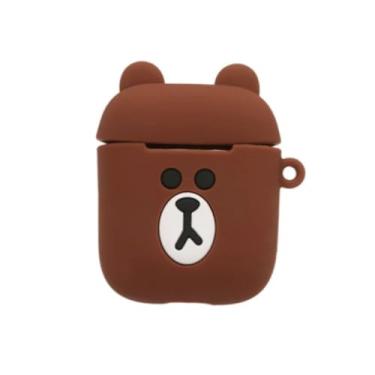Imagem de Case Capa Capinha Ursinho Fone De Ouvido Sem Fio Silicone