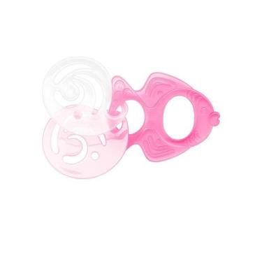 Imagem de Mordedor Lolly Peixe com Penduricalhos Rosa