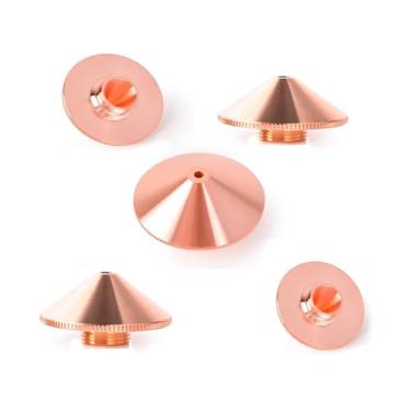 Imagem de Bocal de corte a laser de 5 peças, para cabeça de corte a laser de fibra de diâmetro de 28 mm, camada única, calibre D28 H15 M11 único 3,0 (3,0 x 5 peças)