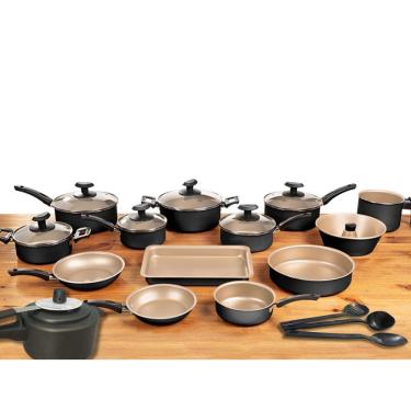 Imagem de Conjunto Panelas 17 Pc Antiaderente com Panela Pressão