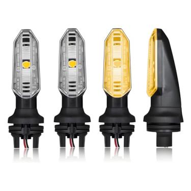 Imagem de JustGoFit Kit 4 Setas LED para Moto e Bicicleta – Pisca Sequencial Universal – Resistente à Água – 12V