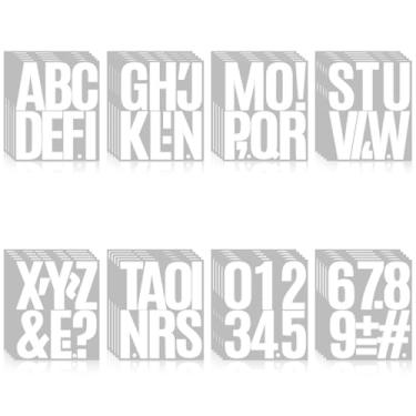 Imagem de Llewyn 300 peças, 40 folhas, adesivos autoadesivos, à prova d'água, números de caixa de correio, adesivos de vinil, decalques do alfabeto para garrafa de água, janela, porta, sala de aula, carro