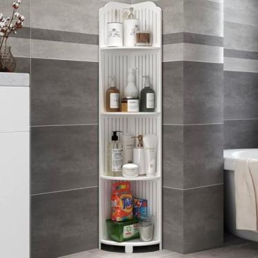 Imagem de Armário de armazenamento para banheiro Prateleira à prova d'água para banheiro