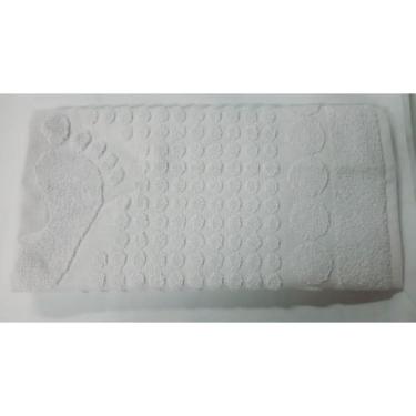 Imagem de Toalha Piso Antiderrapante Linha Madison Cor: Branco