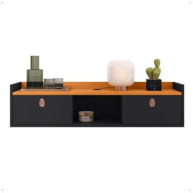 Imagem de Aparador Cantinho do Café Suspenso Vegas Com 2 Portas e Nicho Para Qua