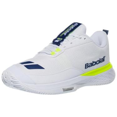 Imagem de Babolat Tênis masculino SFX Evo Pickleball, Branco/Azul Estate, 40