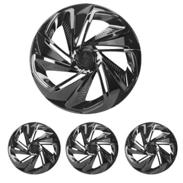 Imagem de Jogo Calota Aro 13 Nitro Black C3 C4 Aircross C5 Xsara Berlingo + Selo Resinado