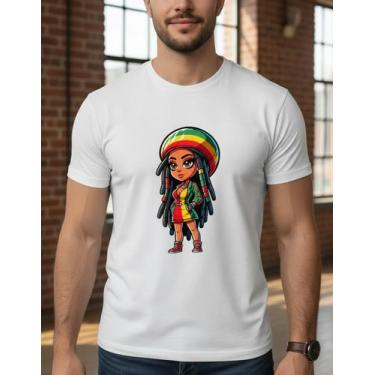 Imagem de Camiseta Estampada Premium Reggae Music Algodão Cores Vivas - Versitz,