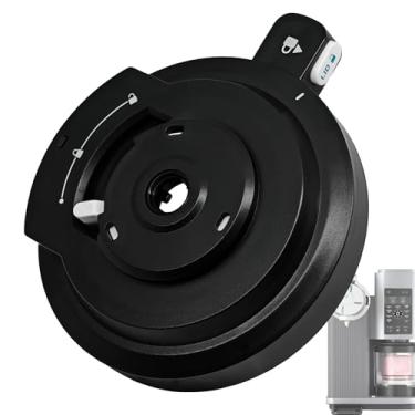 Imagem de Substituição da tampa da tigela externa compatível com Ninja Swirl da CREAMi NC701 NC700 Series sorvete e máquina de servir macio, para acessórios de peças de reposição de tampa Ninja Cremy Swirl (sem