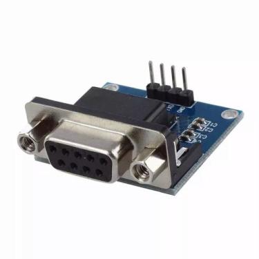 Imagem de Conversor RS232 TTL MAX3232 Serial DB9 Fêmea - Módulo Bidirecional - n