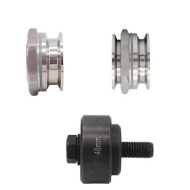 Imagem de 1 peça de antepara sem solda de 2 polegadas com porta TC dupla – Virola de braçadeira tripla de aço inoxidável 304 – Fácil instalação – Adapta-se a furos de 48 mm(Double Side with Punch)