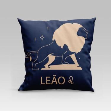 Imagem de Capa de Almofada Estampada Signos do Zodíaco em Veludo Suede 45cm x 45