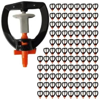 Imagem de Kit 100Und Microaspersor Bailarina Mf2 112 LPH Irrigação Eficiente e U