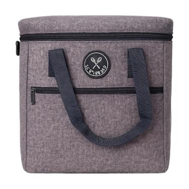 Imagem de Bolsa Térmica 13 L  Azul/Preto/Cinza, Termo-revestimento Interno, Uso 