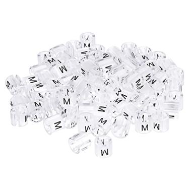 Imagem de Marcador de cabide de roupas, tamanho M, haste de 3,5 mm para código de cores de vestuário, contagem transparente, 100