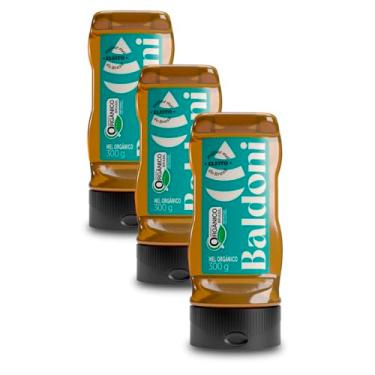 Imagem de Mel Orgânico Baldoni Kit 3 Bisnagas de 300g
