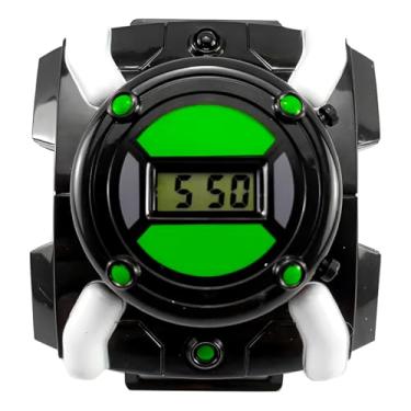 Imagem de Relógio Digital Infantil com Luz LED, Preto, Tela LCD 9x7cm, Material Plástico, Pulseira Ajustável até 16cm