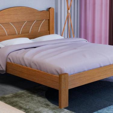 Imagem de Cama de Casal 100% Mdf 107,5cm X 144cm Alice - Carmolar