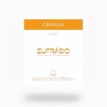 Imagem de Café Eufrásio em Cápsula de Alumínio Compatível com Nespresso 10x5g - Café Especial da Bahia, Torra Clara, 100% Arábica