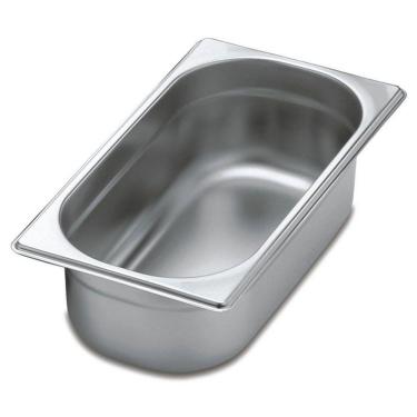 Imagem de Kit 4 Cubas Gastronomica Inox Gn 1/3 X 100mm (325X176mm)