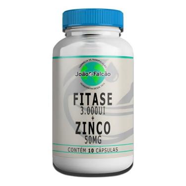 Imagem de Fitase 3.000ui + Zinco 50mg - 10 Cápsulas Sem Sabor