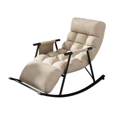 Imagem de FENOKD Cadeira reclinável de balanço moderna para varanda, piscina e sala de estar, poltrona macia e confortável para relaxamento