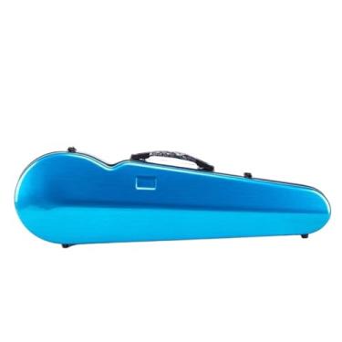 Imagem de Estojo Profissional Para Violino Fibra De Carbono 4/4 Bolsa Para Violino Resistente À Compressão E Fino Azul De Carbono Estojo para instrumento de violino(Blue)