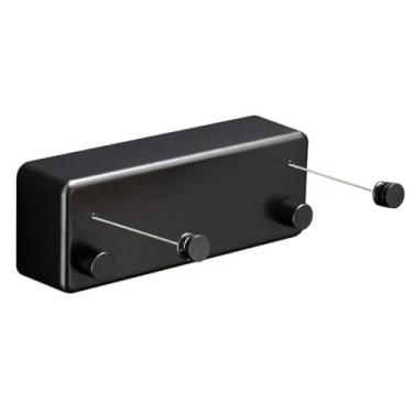 Imagem de Varal para Parede, Varal Retrátil com Alta Capacidade de Carga para Apartamentos(Preto)