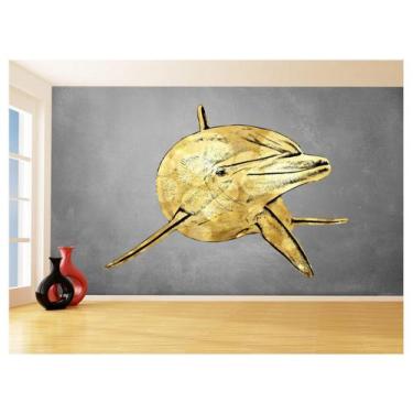 Imagem de Papel De Parede 3D Animais Pop Art Golfinho Cor 3,5M Pxa294 - Você Dec